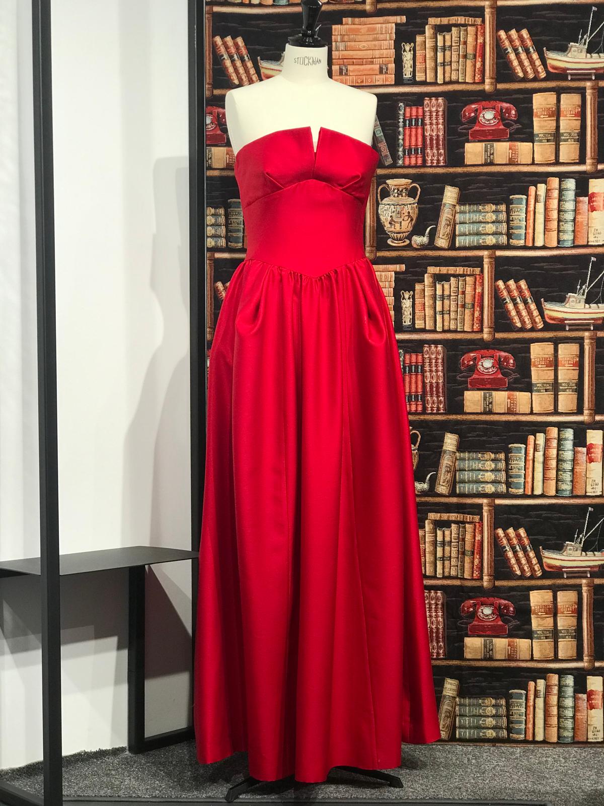 Strapless Full Skirt Dress