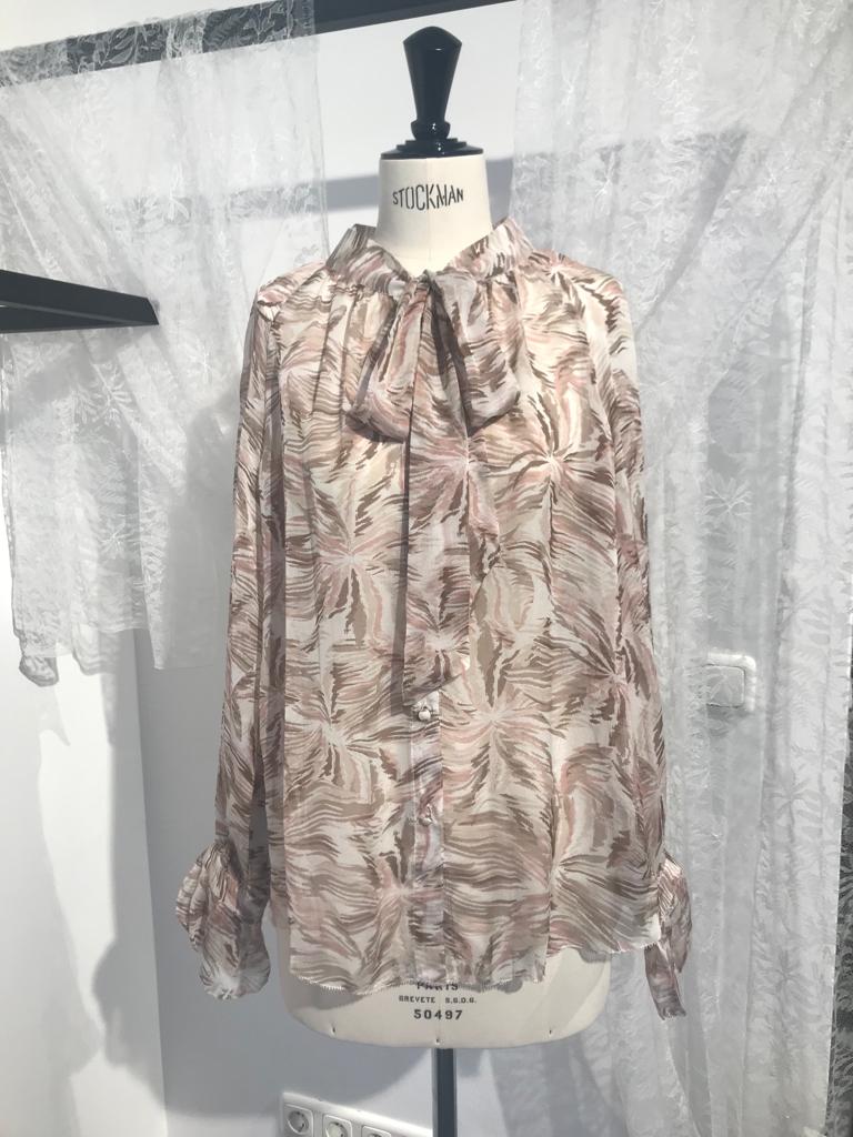 Flower Pattern Blouse